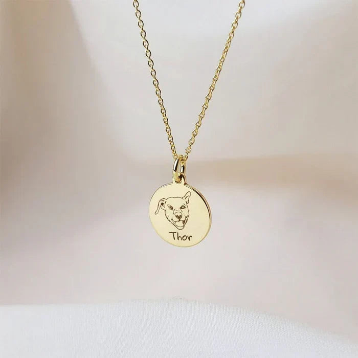 CUSTOM PET PORTRAIT NECKLACE