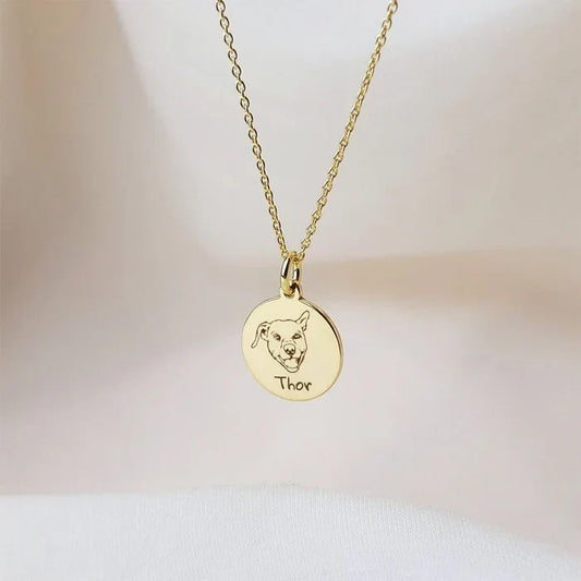 CUSTOM PET PORTRAIT NECKLACE