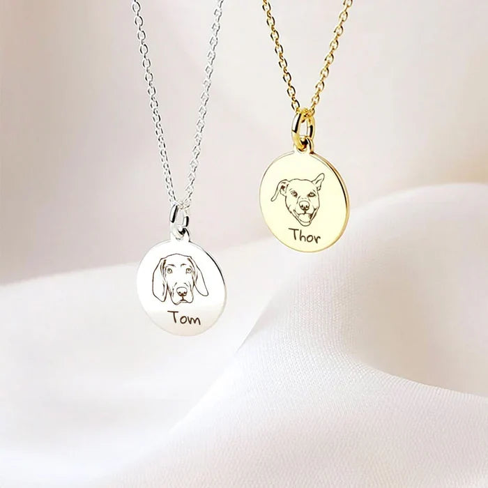 CUSTOM PET PORTRAIT NECKLACE