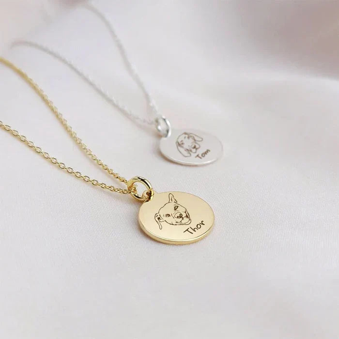 CUSTOM PET PORTRAIT NECKLACE